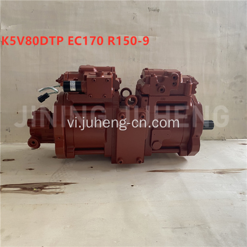 Phụ tùng máy xúc K5V80DT1DPR-9NOY-ZV 13864902 Bơm chính EC170